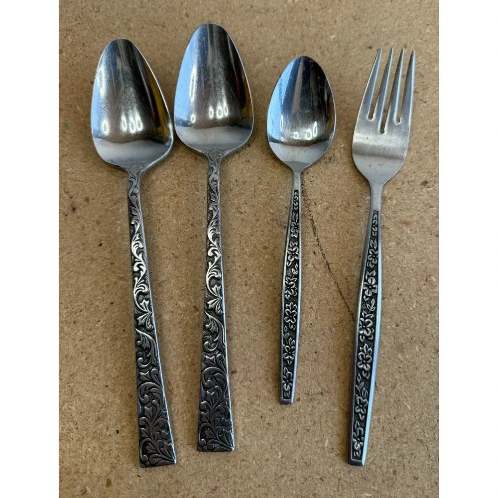 Lot‎ of 4 MIXED SET JAPAN Designer Stainless